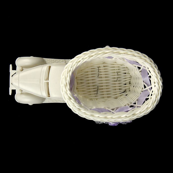 Корзина декоративная "Грузовичок с овальным кузовом" МИКС