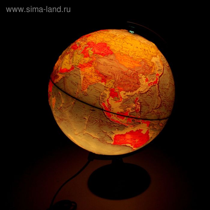 фото Глобус политический рельефный «классик евро», диаметр 320 мм, с подсветкой глобен