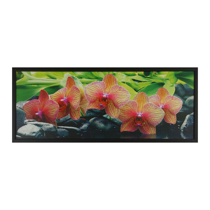 Картина "Цветы" рама микс