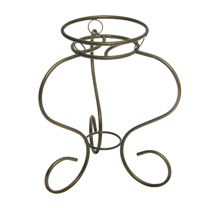 Подставка для цветов d=19 см "Кувшин", цвет бронзовый антик