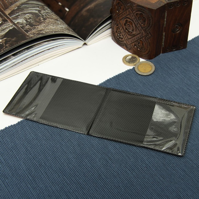 Обложка для удостоверения "Ветеран труда, герб", красный