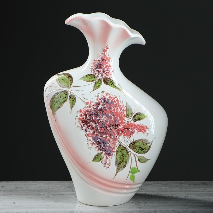 Ваза напольная "Лира" сирень