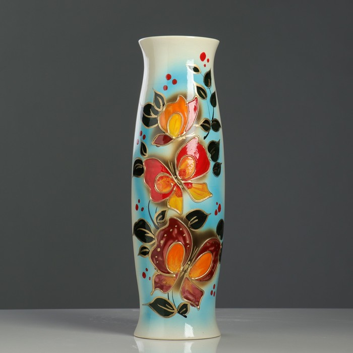 Ваза "Ромина" задувка, бабочки