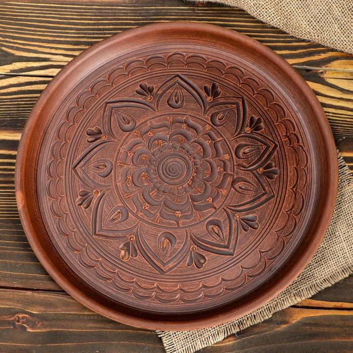 Блюдо для пиццы "Трехполье"