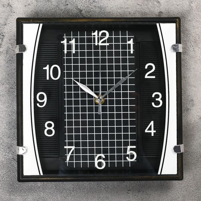 Часы настенные Матао, 23 х 23 см, дискретный ход кухонные настенные часы сказочный чайник 16 х 5 23 см 37383