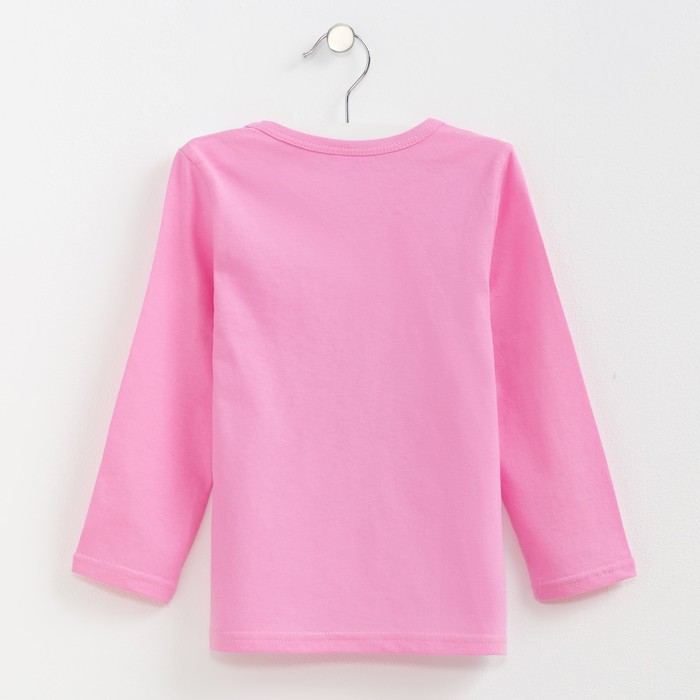 Футболка с длинным рукавом для девочек "Любимая доченька", Кошечка Мари, рост 92-98 (56) см, 2 года, 100% хлопок