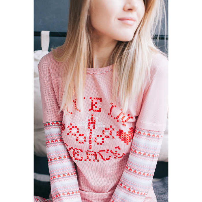 Комплект женский (джемпер, брюки) Фрея ML242416/01 персиковый, р-р 44 (88) рост 158-164