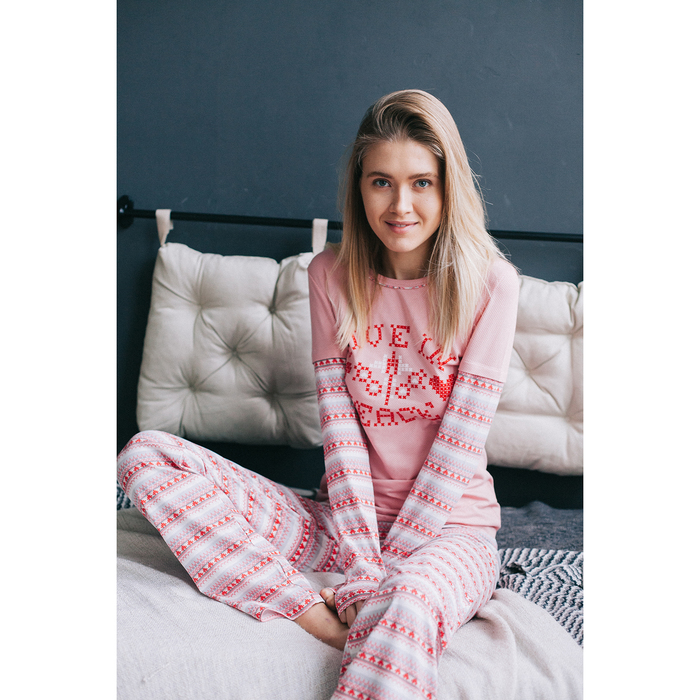 Комплект женский (джемпер, брюки) Фрея ML242416/01 персиковый, р-р 44 (88) рост 158-164