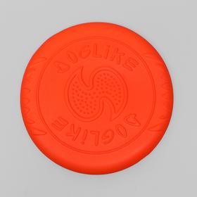 Летающая тарелка-фрисби 'ДогЛайк', 25,5х2,4 см, оранжевая Ош