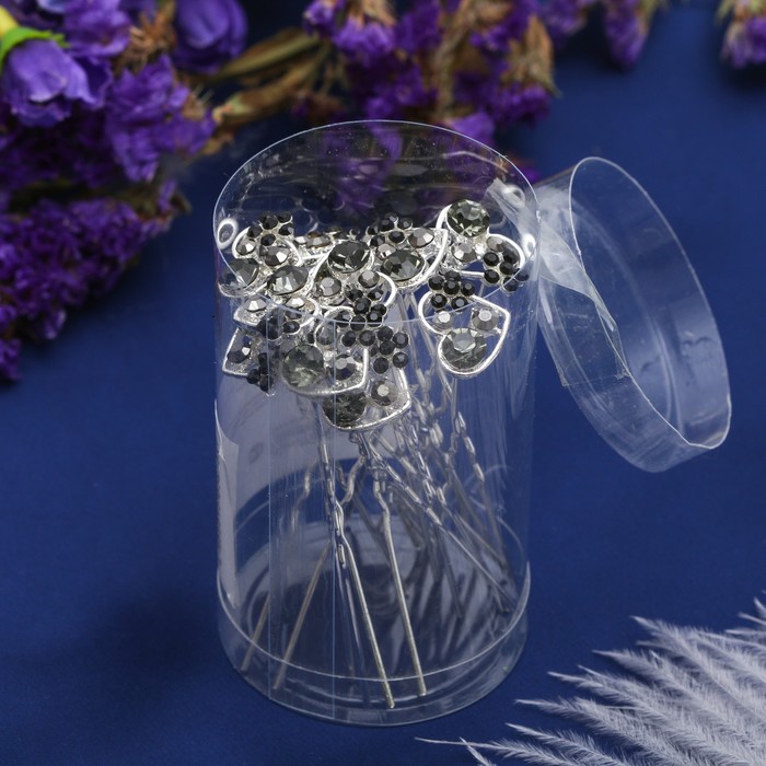 Шпилька для волос "Сердце в цветах"