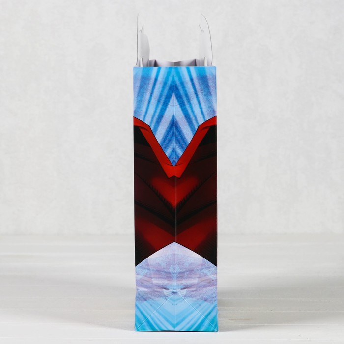 Пакет подарочный с фигурной ручкой "Ты супер! Ты герой!", Мстители