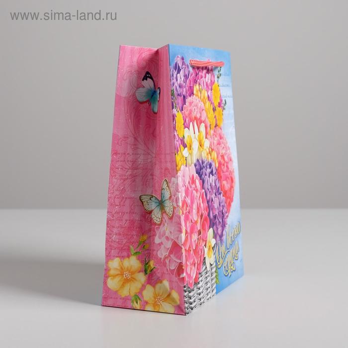 

Пакет ламинированный вертикальный «От всего сердца», MS 18 × 23 × 8 см