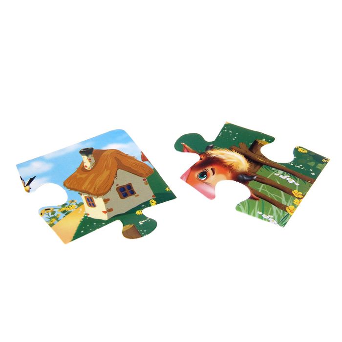 Пазлы "Корова", 12 элемента