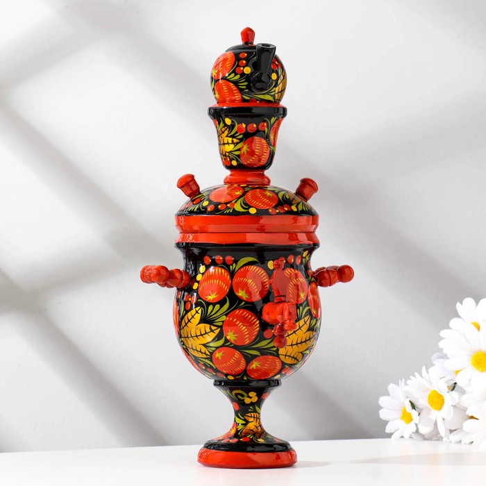 Сувенир «Самовар», хохлома