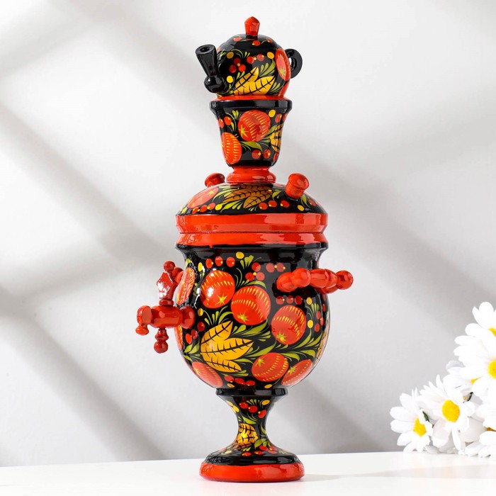 Сувенир «Самовар», хохлома