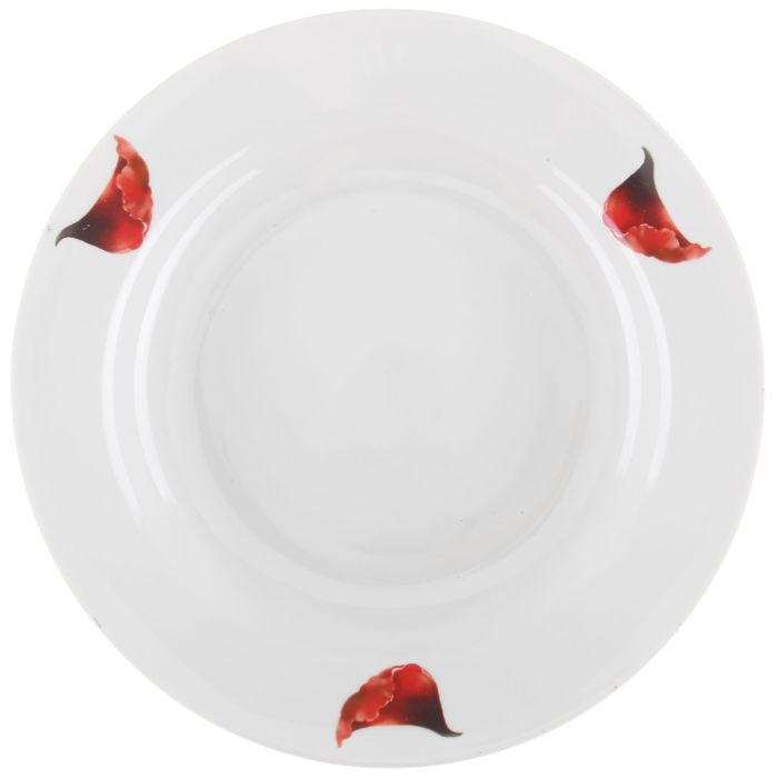 Тарелка глубокая 23,5 см "Маков цвет", 450 мл