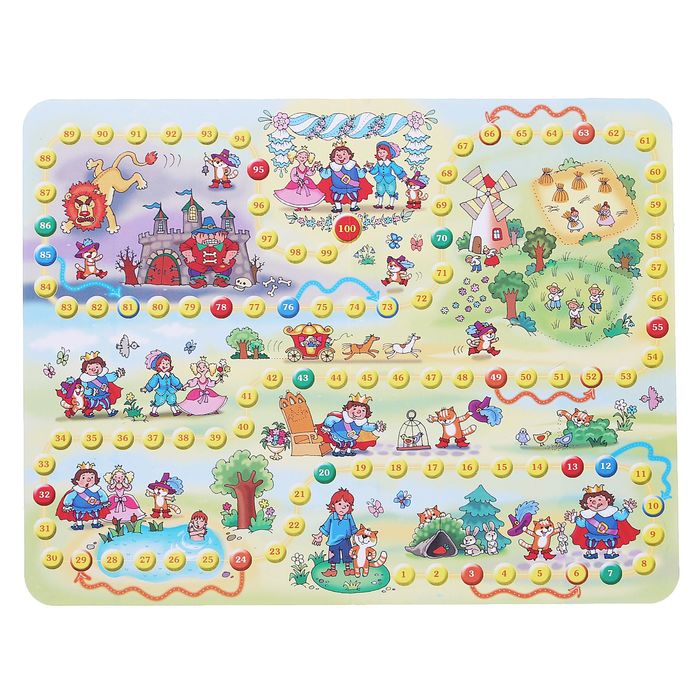 Настольная игра "Золушка. Кот в сапогах", 2 в 1