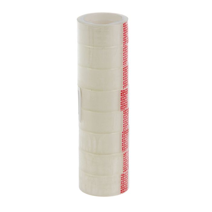 Клейкая лента канцелярская 19 мм*10м 40мик