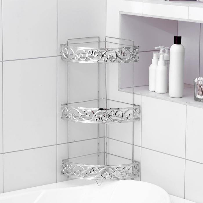 Полка 3х-ярусная угловая