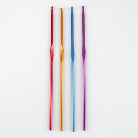 Крючок для вязания, d = 3 мм, 15 см, цвет МИКС от Сима-ленд