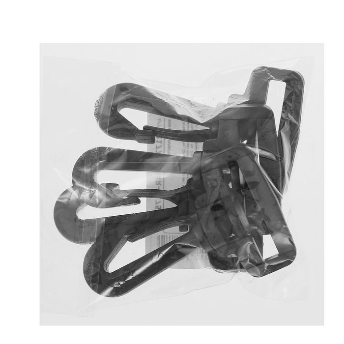 Карабин пластиковый, 4шт, 32мм, чёрный