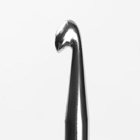 Крючок для вязания, с пластиковой ручкой, d = 6 мм, 14 см, цвет розовый от Сима-ленд