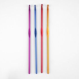 Крючок для вязания, d = 3,5 мм, 15 см, цвет МИКС от Сима-ленд
