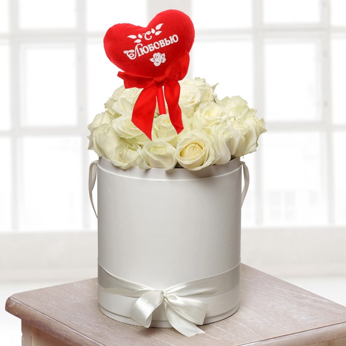 Сердечко на палочке "С любовью"