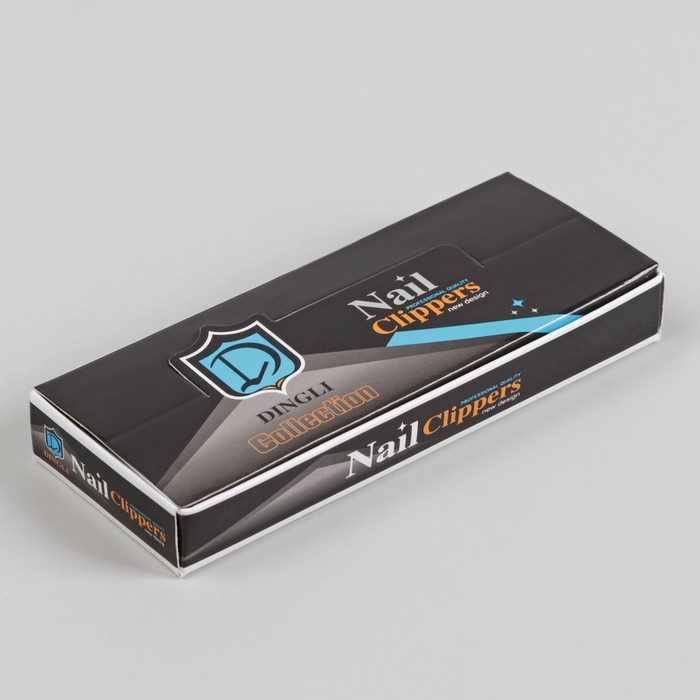 Кусачки-книпсер маникюрные, с пилкой, 5,5(±0,5)см, разноцветные