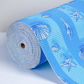 Коврик ПВХ «Прибой«, 0,80×15 м, цвет голубой Ош