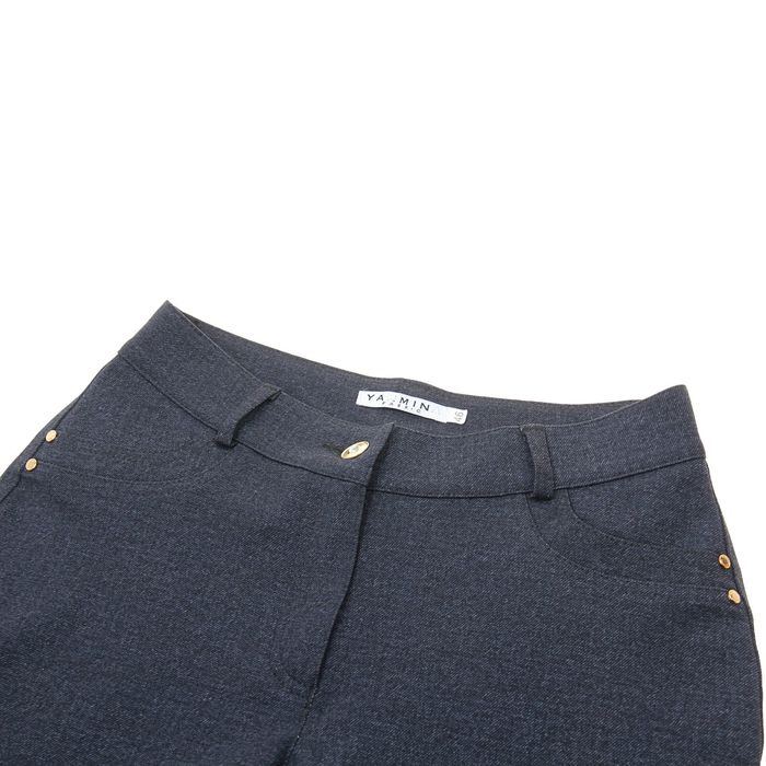 Брюки женские 0250406 С+, размер 58, рост 170 см, цвет темно-синий