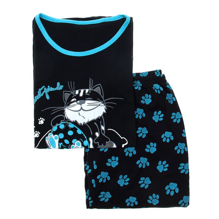 Комплект женский (футболка, бриджи) ТК-522К МИКС, р-р 58