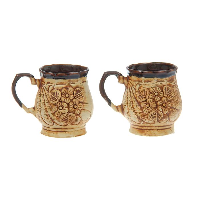 Молочный набор "Волна" 5 предметов лепка 1,47/ 0,275л