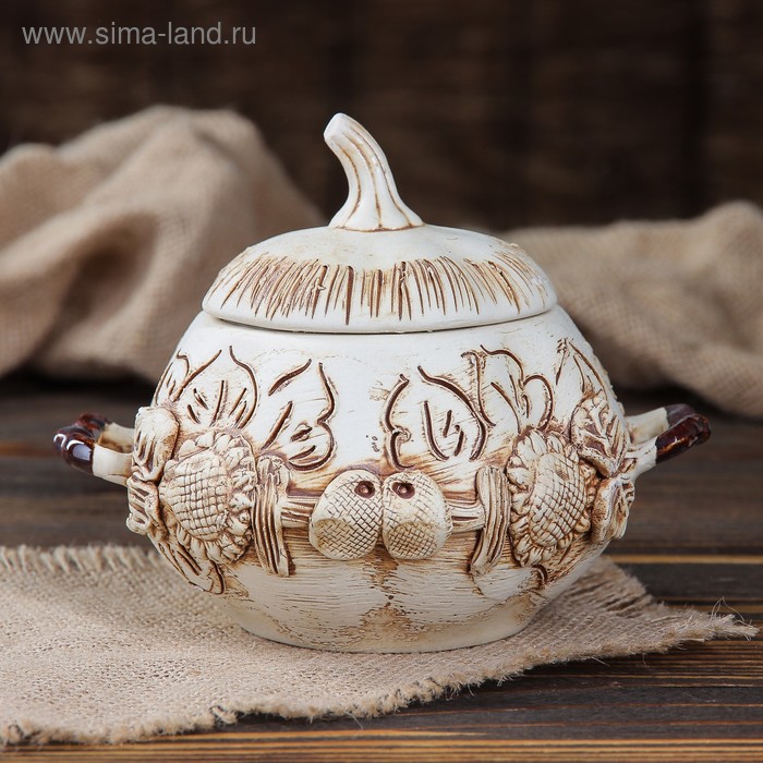 Горшок духовой Обжора лепка 05 л 218₽