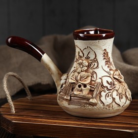 

Кофейный набор "Лепка" 3 предмета, 0,57 л/ 0,16 л