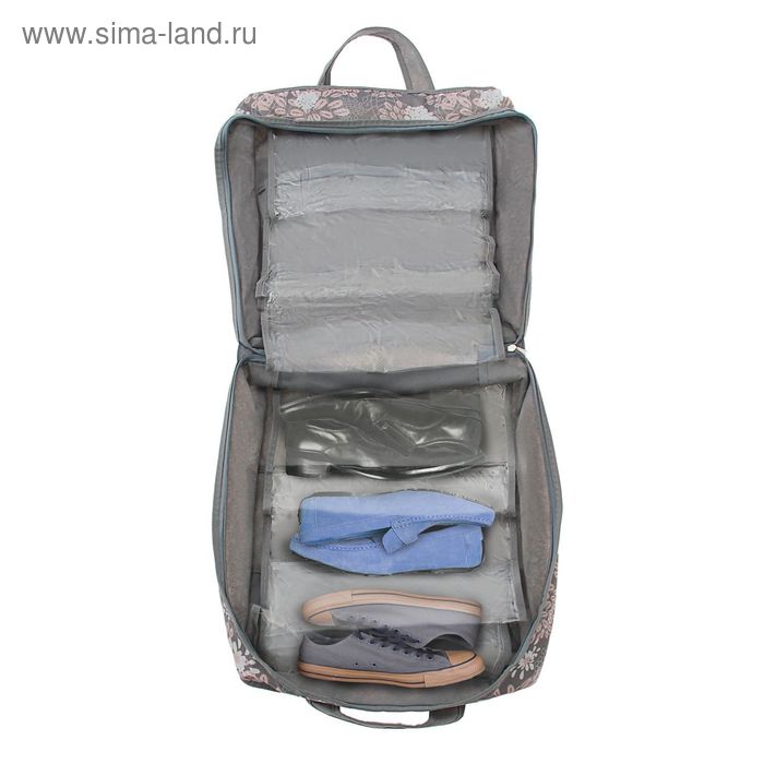 

Чемоданчик для хранения обуви на 6 пар 35 x 40 x 20 см