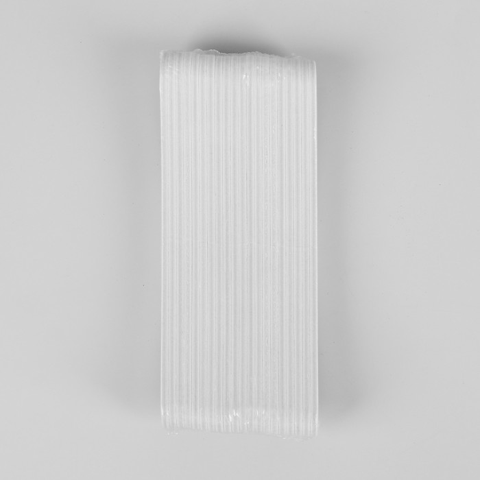 Пилка-наждак, абразивность 200/240, 18см, бумеранг, фасовка 20шт, цвет белый