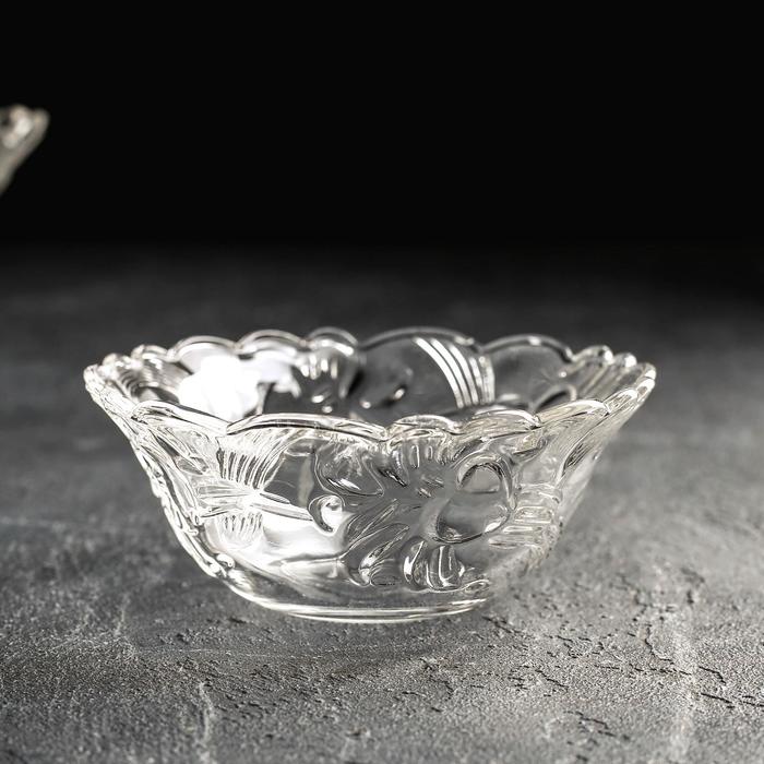 Набор салатников "Утренняя роса", 7 шт: 1 большой 1,2 л (22х9 см), 6 малых 250 мл (12х5 см)