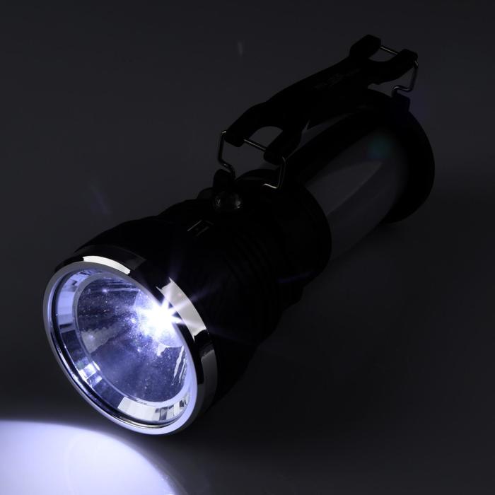 фото Фонарь прожекторный аккумуляторный "мега", 1 led, 3 режима, 17.5 х 7 х 7 см