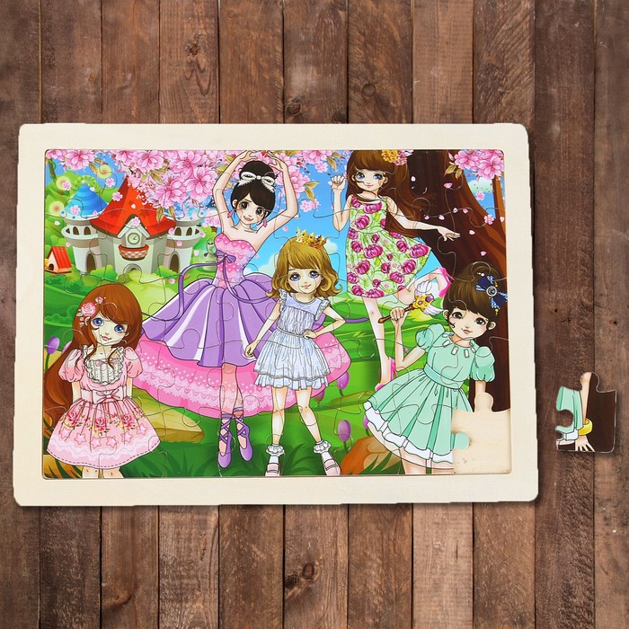 Пазл Мульт "Принцессы", 40 элементов