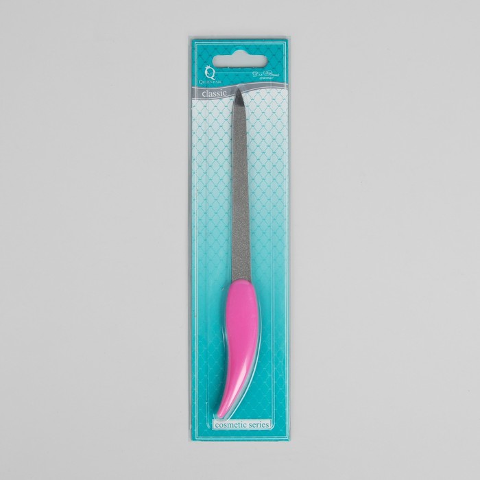 Пилка металлическая для ногтей, 18см, цвет МИКС