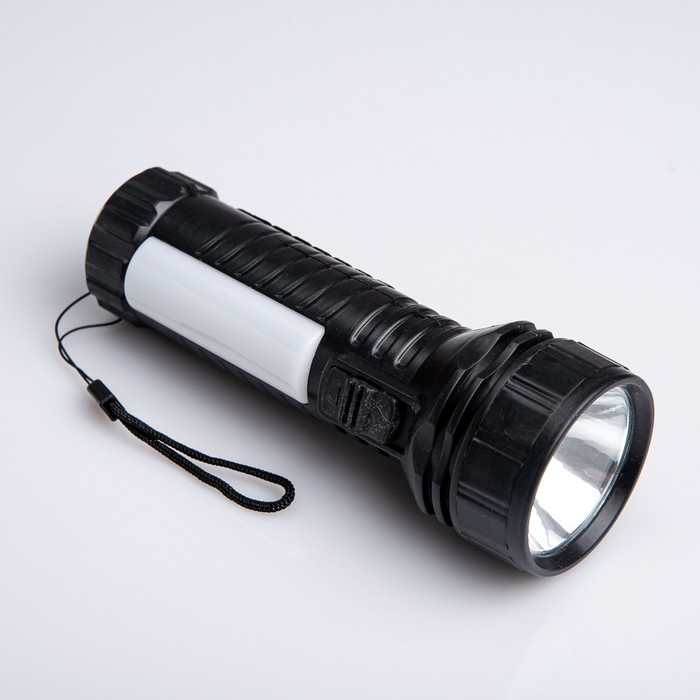 Фонарик переносной "Колор", 9 диодов, 2 режима, батарейки 2АА