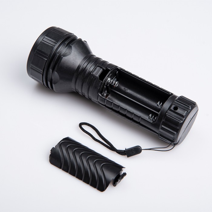 Фонарик переносной "Колор", 9 диодов, 2 режима, батарейки 2АА