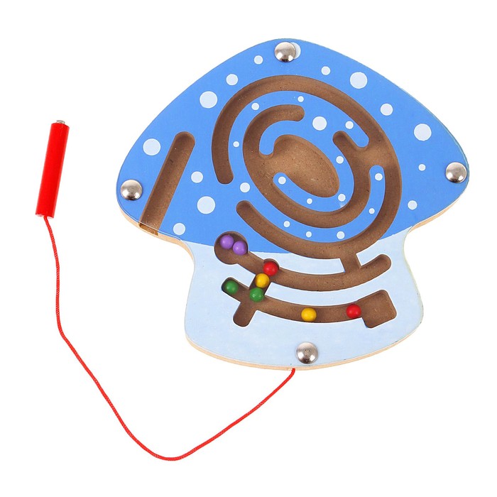 Лабиринт магнитный малый "Грибочек"