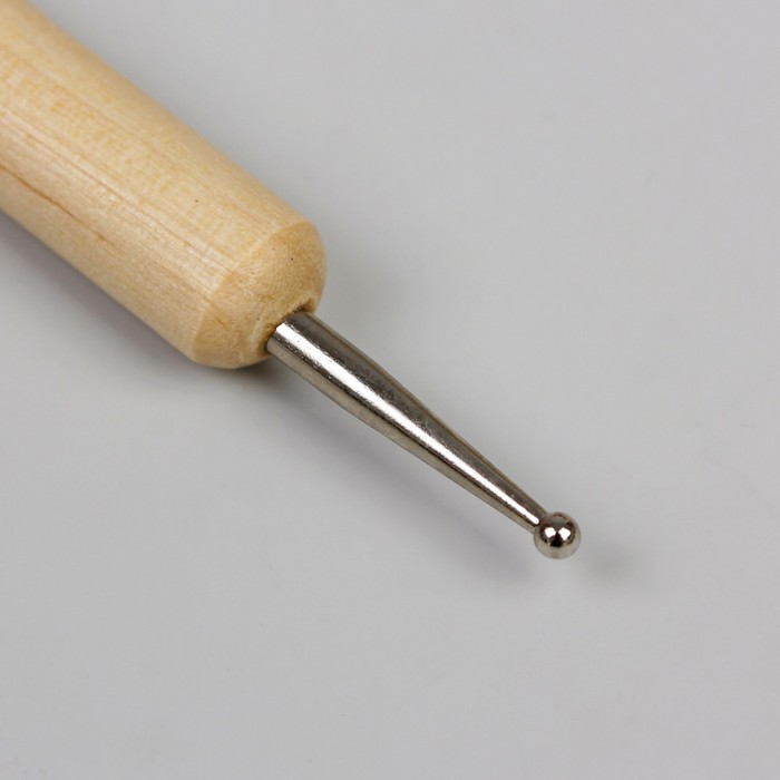 Дотс двусторонний, 13см, деревянный