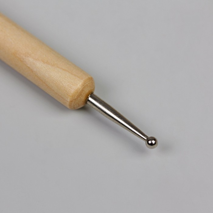 Дотс двусторонний, 13см, деревянный