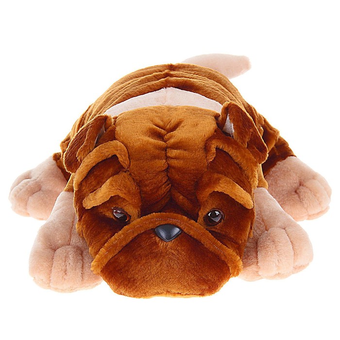 Мягкая игрушка «Собака Шарпей Шах» резиновая игрушка огонек собака шарпей 21 см
