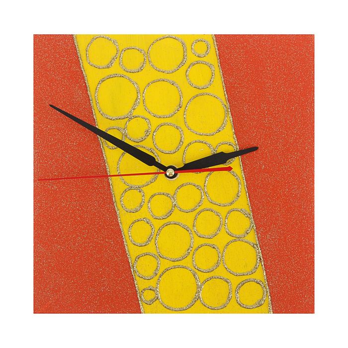 Часы настенные квадрат "Декор" 25х25 см 114-2