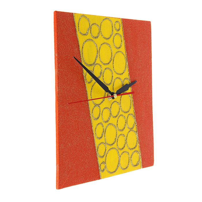 Часы настенные квадрат "Декор" 25х25 см 114-2