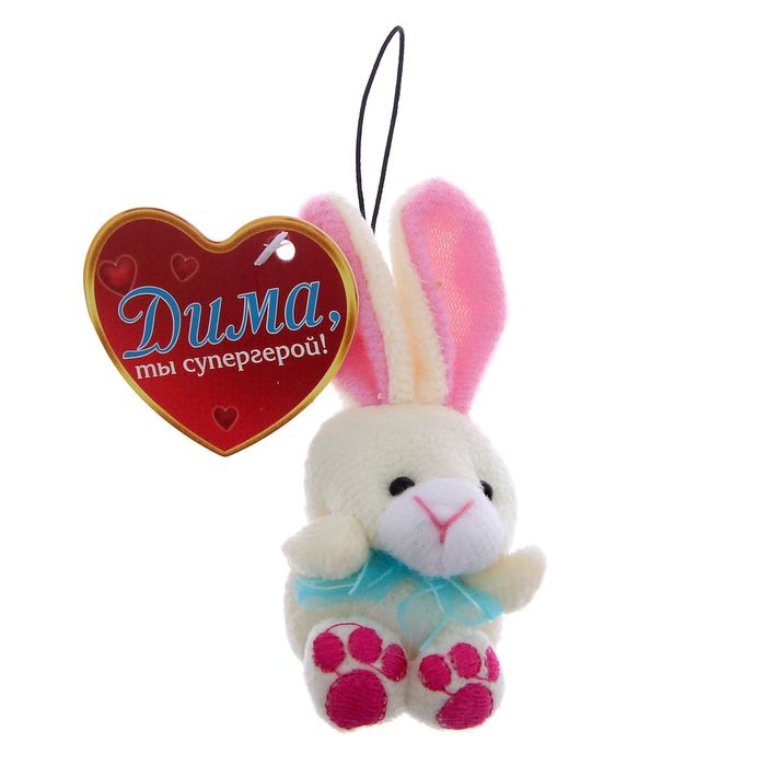 Именной зайка "Дима"